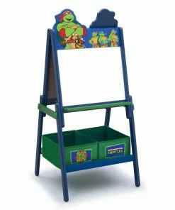 Delta Children Teenage Mutant Ninja Turtles Wooden Double Sided Activity Easel Easels