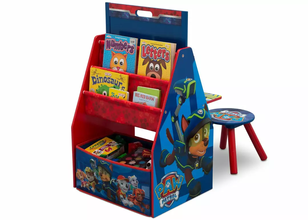 Delta Children PAW Patrol Deluxe Kids Art Table - Easel, Desk, Stool, Toy Organizer 8 Delta Children PAW Patrol Deluxe Kids Art Table - Easel, Desk, Stool, Toy Organizer