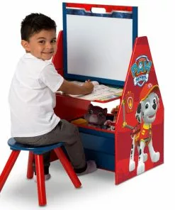 Delta Children PAW Patrol Deluxe Kids Art Table - Easel, Desk, Stool, Toy Organizer 13 Delta Children PAW Patrol Deluxe Kids Art Table - Easel, Desk, Stool, Toy Organizer