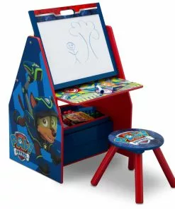 Delta Children PAW Patrol Deluxe Kids Art Table - Easel, Desk, Stool, Toy Organizer 14 Delta Children PAW Patrol Deluxe Kids Art Table - Easel, Desk, Stool, Toy Organizer