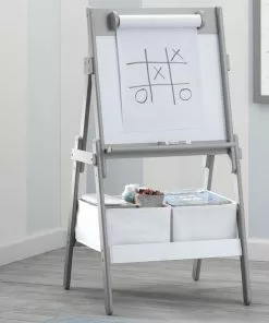 Delta Children Classic Kids Whiteboard/Dry Erase Easel With Paper Roll And Storage