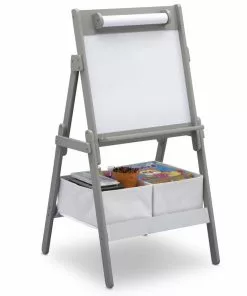 Delta Children Classic Kids Whiteboard/Dry Erase Easel With Paper Roll And Storage