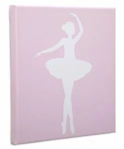 Delta Children Ballerina 3-Piece Canvas Wall Art Set For Girls