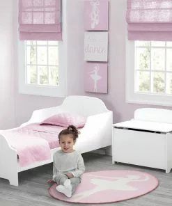 Delta Children Ballerina 3-Piece Canvas Wall Art Set For Girls