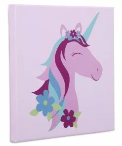 Delta Children Unicorn 3-Piece Canvas Wall Art Set For Girls