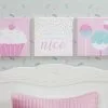 Delta Children Cake Pops 3-Piece Canvas Wall Art Set For Girls