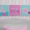 Delta Children Décor & Accessories Seashell 3-Piece Canvas Wall Art Set For Girls