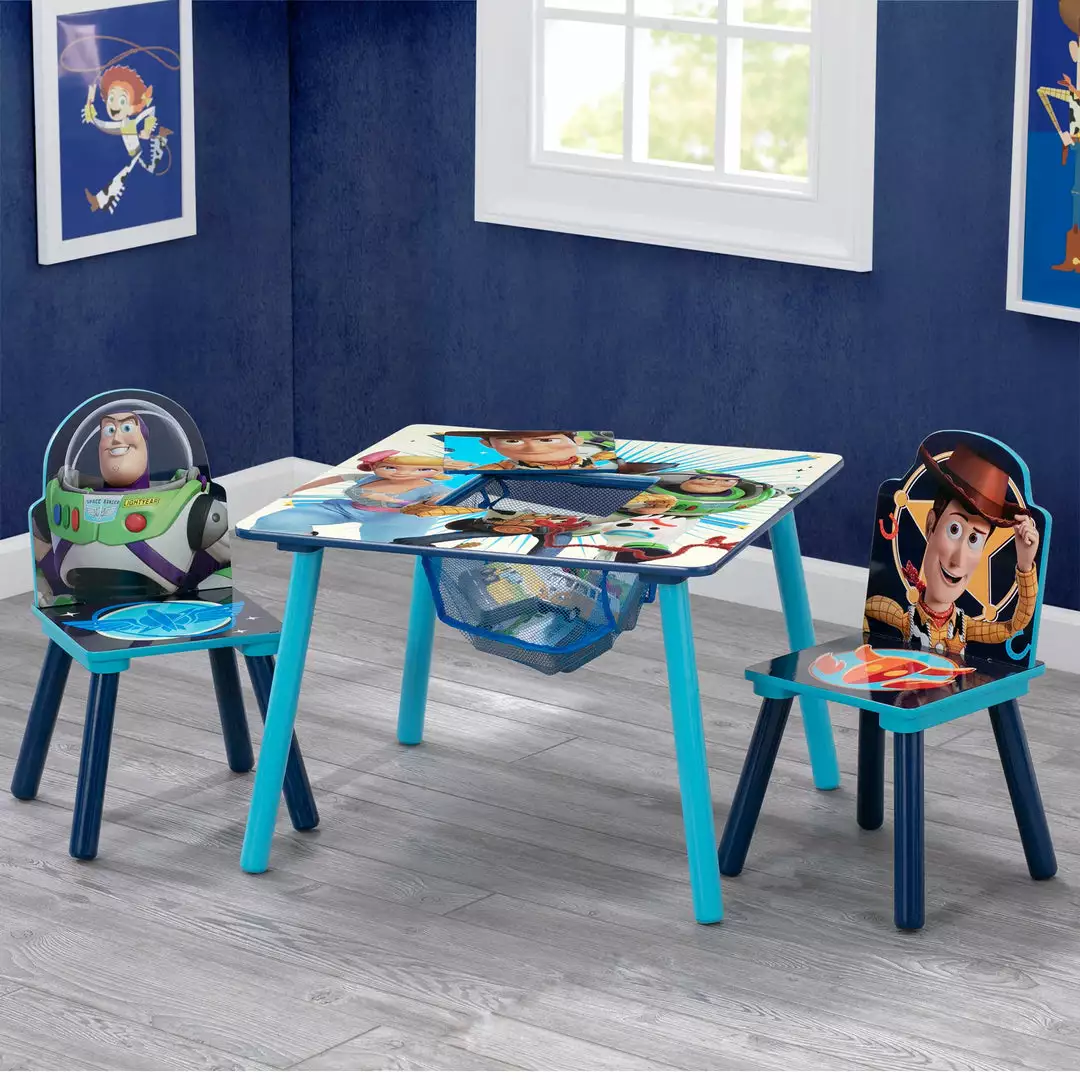 Disney/Pixar Gifts Toy Story 4 Table And Chair Set With Storage By Delta Children 8 Disney/Pixar Gifts Toy Story 4 Table And Chair Set With Storage By Delta Children