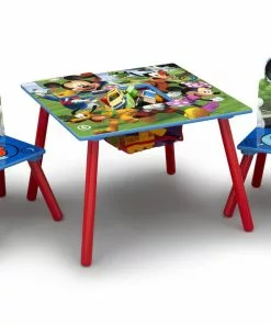 Delta Children Mickey Mouse Kids Table And Chair Set With Storage