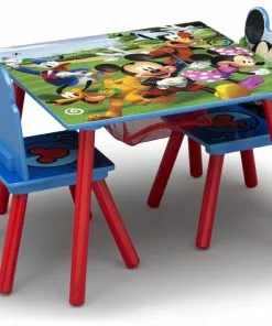 Delta Children Mickey Mouse Kids Table And Chair Set With Storage