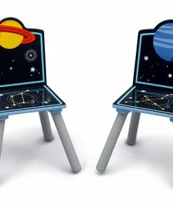 Delta Children Table & Chair Sets Space Adventures Kids Wood Table And Chair Set With Storage
