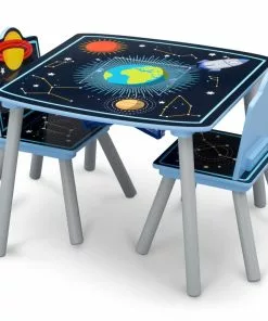 Delta Children Table & Chair Sets Space Adventures Kids Wood Table And Chair Set With Storage