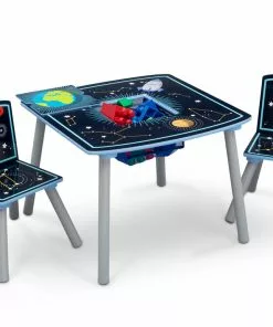 Delta Children Table & Chair Sets Space Adventures Kids Wood Table And Chair Set With Storage