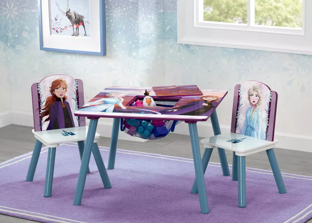 Delta Children Frozen II Table And Chair Set With Storage 3 Delta Children Frozen II Table And Chair Set With Storage
