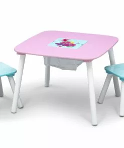 Delta Children Trolls World Tour Table And Chair Set With Storage