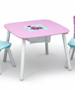 Delta Children Trolls World Tour Table And Chair Set With Storage