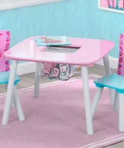Delta Children Trolls World Tour Table And Chair Set With Storage