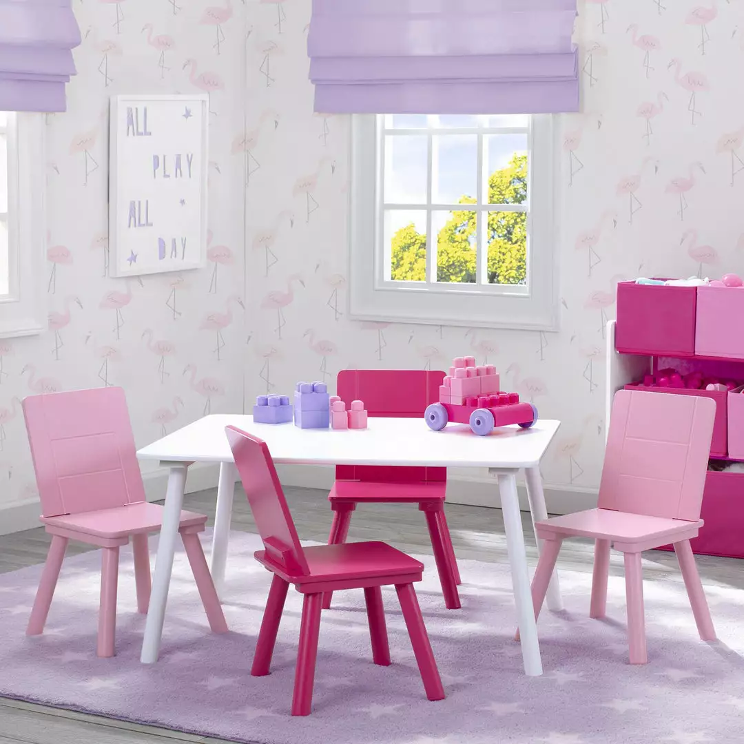 Delta Children Kids Table And Chair Set (4 Chairs Included) Table & Chair Sets 8 Delta Children Kids Table And Chair Set (4 Chairs Included) Table & Chair Sets