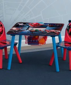 Delta Children Spider-Man Table And Chair Set With Storage