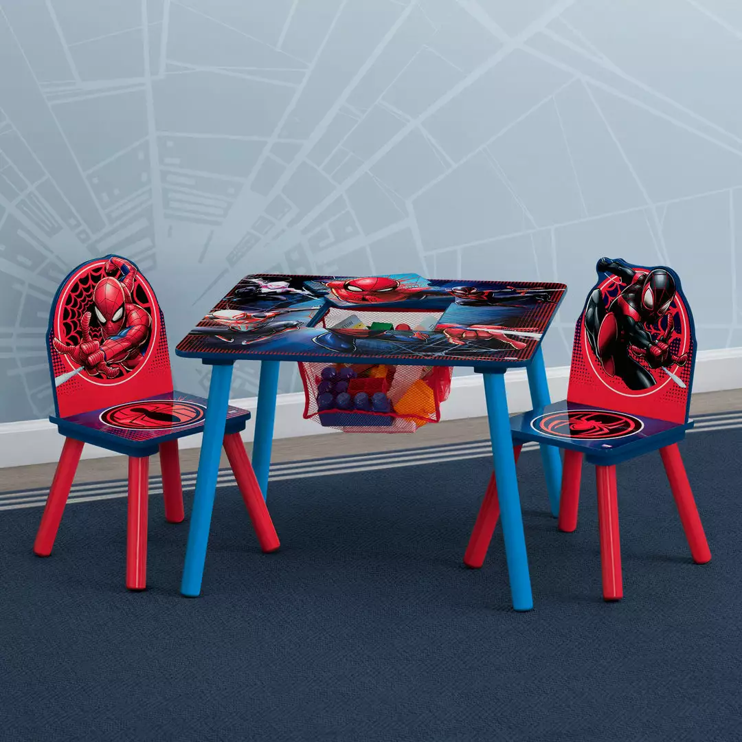 Delta Children Spider-Man Table And Chair Set With Storage 9 Delta Children Spider-Man Table And Chair Set With Storage