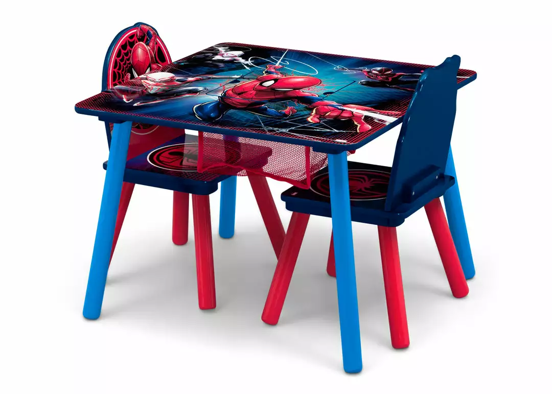 Delta Children Spider-Man Table And Chair Set With Storage 5 Delta Children Spider-Man Table And Chair Set With Storage