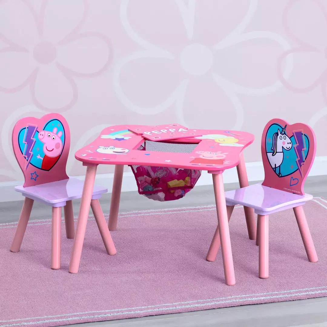 Delta Children Peppa Pig Table And Chair Set With Storage Table & Chair Sets 3 Delta Children Peppa Pig Table And Chair Set With Storage Table & Chair Sets