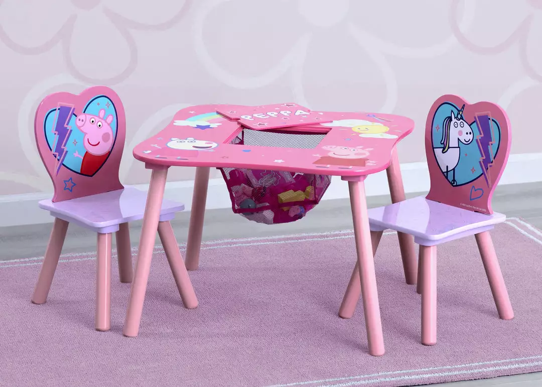 Delta Children Peppa Pig Table And Chair Set With Storage Table & Chair Sets 5 Delta Children Peppa Pig Table And Chair Set With Storage Table & Chair Sets
