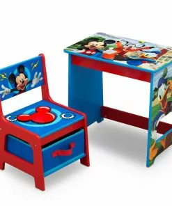 Delta Children Activity Desks Mickey Mouse Kids Wood Desk And Chair Set
