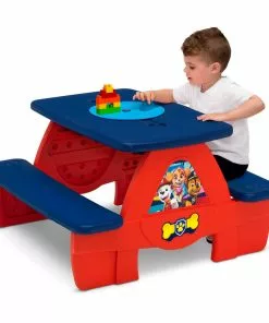 Delta Children What's New PAW Patrol 4 Seat Activity Picnic Table With LEGO Compatible Tabletop 15 Delta Children What's New PAW Patrol 4 Seat Activity Picnic Table With LEGO Compatible Tabletop
