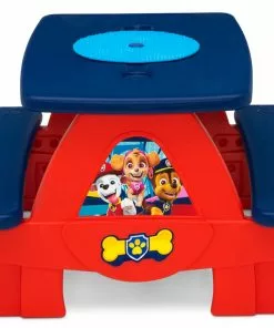 Delta Children What's New PAW Patrol 4 Seat Activity Picnic Table With LEGO Compatible Tabletop 18 Delta Children What's New PAW Patrol 4 Seat Activity Picnic Table With LEGO Compatible Tabletop