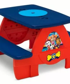 Delta Children What's New PAW Patrol 4 Seat Activity Picnic Table With LEGO Compatible Tabletop 16 Delta Children What's New PAW Patrol 4 Seat Activity Picnic Table With LEGO Compatible Tabletop