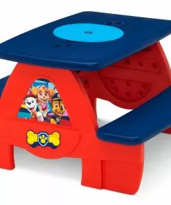 Delta Children What's New PAW Patrol 4 Seat Activity Picnic Table With LEGO Compatible Tabletop 17 Delta Children What's New PAW Patrol 4 Seat Activity Picnic Table With LEGO Compatible Tabletop