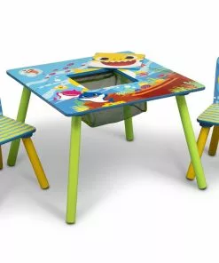 Delta Children Baby Shark Kids Table And Chair Set With Storage Gifts