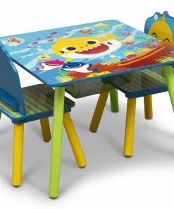 Delta Children Baby Shark Kids Table And Chair Set With Storage Gifts