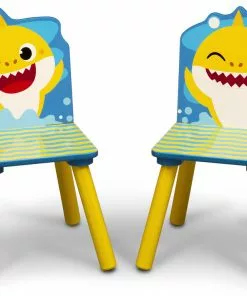 Delta Children Baby Shark Kids Table And Chair Set With Storage Gifts