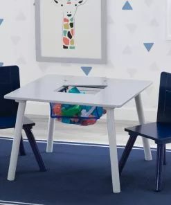 Delta Children Kids Table And Chair Set With Storage (2 Chairs Included)