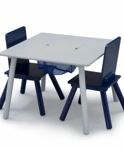 Delta Children Kids Table And Chair Set With Storage (2 Chairs Included)