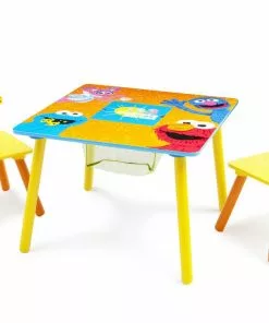 Delta Children Sesame Street Puzzle Table & Chair Set With Storage Table & Chair Sets 8 Delta Children Sesame Street Puzzle Table & Chair Set With Storage Table & Chair Sets