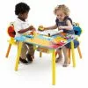 Delta Children Sesame Street Puzzle Table & Chair Set With Storage Table & Chair Sets