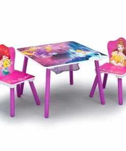 Delta Children Princess Table And Chair Set With Storage