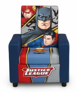 Delta Children Kids’ Chairs Justice League High Back Upholstered Chair