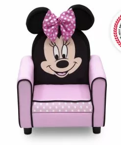 Delta Children Kids’ Chairs Minnie Mouse Figural Upholstered Kids Chair