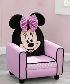 Delta Children Kids’ Chairs Minnie Mouse Figural Upholstered Kids Chair