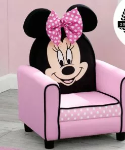 Delta Children Kids’ Chairs Minnie Mouse Figural Upholstered Kids Chair