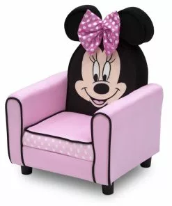 Delta Children Kids’ Chairs Minnie Mouse Figural Upholstered Kids Chair