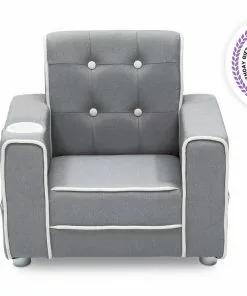 Delta Children Chelsea Kids Upholstered Chair With Cup Holder