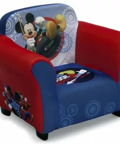 Delta Children Kids’ Chairs Mickey Mouse Upholstered Chair (with Sculpted Plastic Frame)