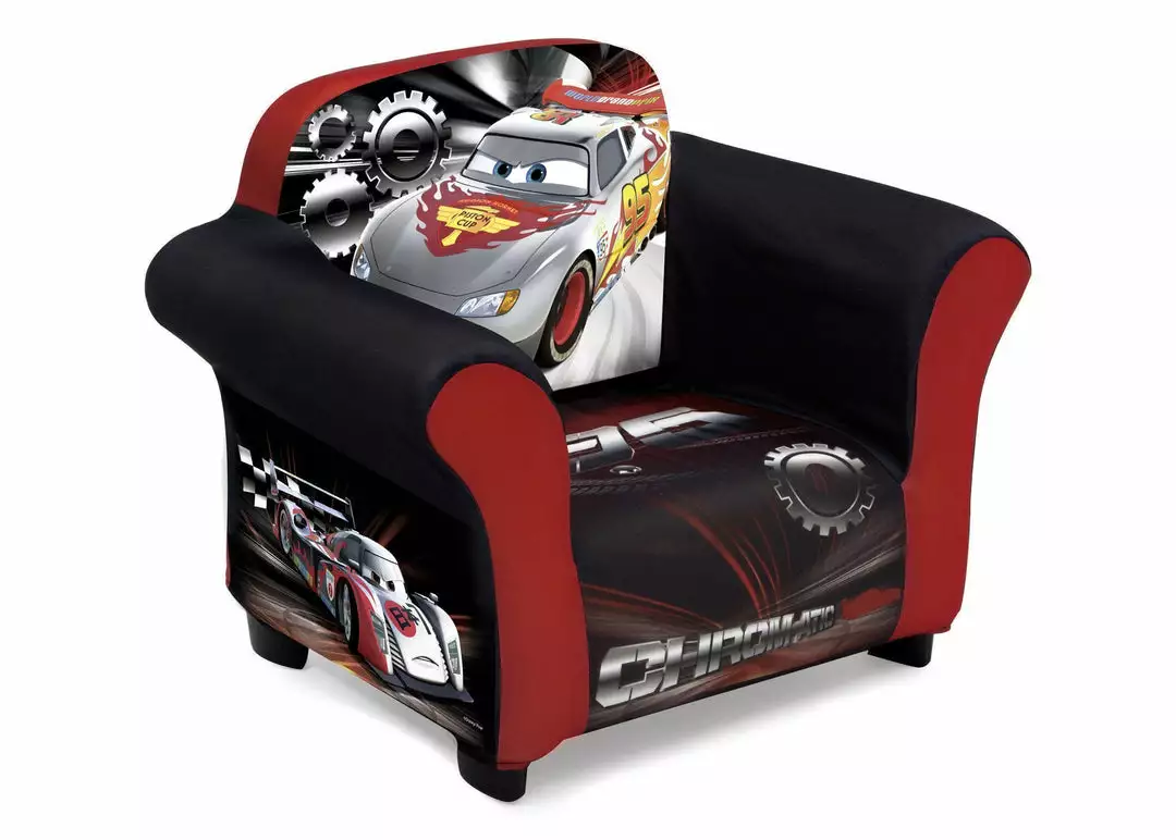 Delta Children Disney/Pixar Cars Upholstered Chair (with Sculpted Plastic Frame) Kids’ Chairs 3 Delta Children Disney/Pixar Cars Upholstered Chair (with Sculpted Plastic Frame) Kids’ Chairs