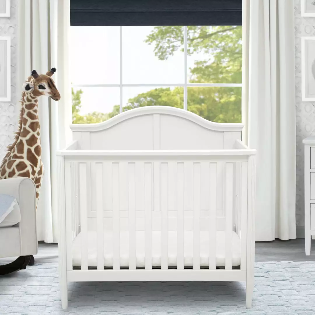 Delta Children Parker Mini Convertible Baby Crib With Mattress And 2 Sheets 10 Delta Children Parker Mini Convertible Baby Crib With Mattress And 2 Sheets