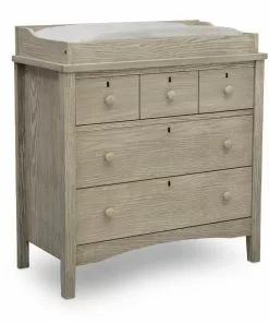 Delta Children Dressers & Changing Tables Farmhouse 3 Drawer Dresser With Changing Top